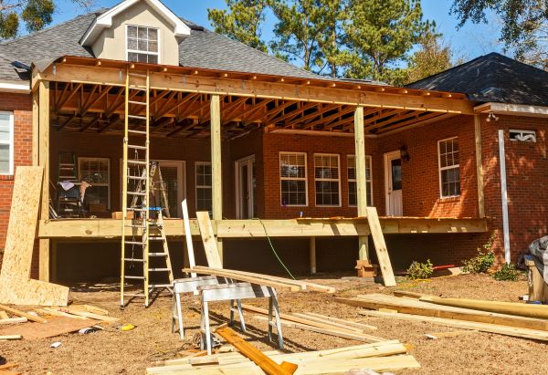 Porch Raising in Stafford
